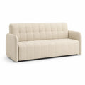 2-Sitzer Sofa 160 x 85 x 82 cm Polyester Creme Rechteckig